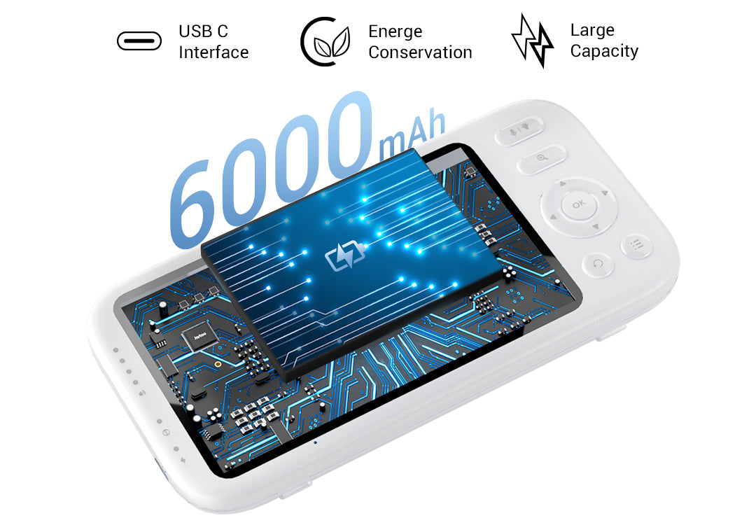 Long-Lasting Battery,
Worry-Free All Night