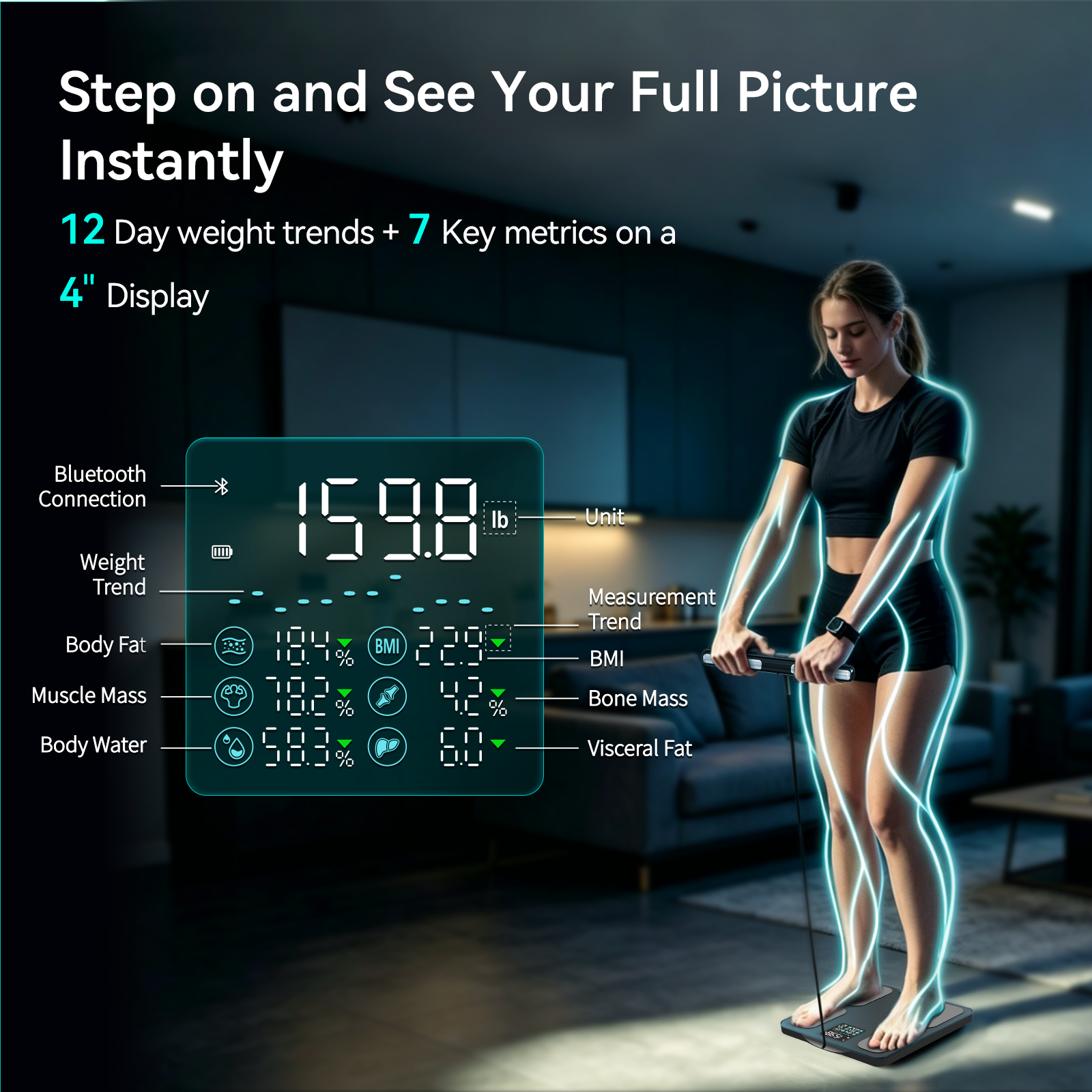Jartoo AI Cry Detect 2K Caméra de surveillance vidéo pour bébé et audio Écran Full HD 5,5", longue portée de 3600 pieds sans WiFi, portable, vision nocturne, conversation bidirectionnelle, 6000 mAh